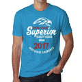 2017, Special Session Superior Since 2017 Men's T-shirt Blue Birthday Gift 00524