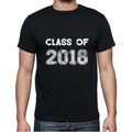 2018, Class of, black, Men's Short Sleeve Round Neck T-shirt 00103