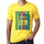 2019 Vintage Since 2019 Mens T-Shirt Yellow Birthday Gift 00517 - Yellow / Xs - Casual
