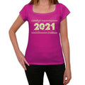 2021 Limited Edition Star, Women's T-shirt, Pink, Birthday Gift 00384