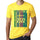 2022, Vintage Since 2022 <span>Men's</span> T-shirt Yellow Birthday Gift 00517 - ULTRABASIC