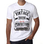 2026 Vintage Aged To Perfection Mens T-Shirt White Birthday Gift 00488 - White / Xs - Casual