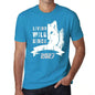 2027 Living Wild Since 2027 Mens T-Shirt Blue Birthday Gift 00499 - Blue / X-Small - Casual