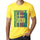 2030 Vintage Since 2030 Mens T-Shirt Yellow Birthday Gift 00517 - Yellow / Xs - Casual