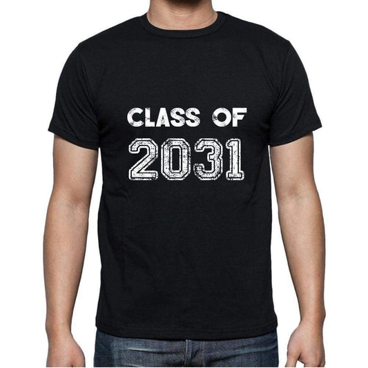 2031 Class Of Black Mens Short Sleeve Round Neck T-Shirt 00103 - Black / S - Casual