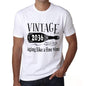 2036 Aging Like a Fine Wine Men's T-shirt White Birthday Gift 00457 - Ultrabasic