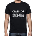 2046, Class of, black, Men's Short Sleeve Round Neck T-shirt 00103