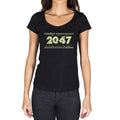 2047 Limited Edition Star, Women's T-shirt, Black, Birthday Gift 00383