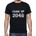 2048, Class of, black, Men's Short Sleeve Round Neck T-shirt 00103