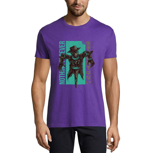 ULTRABASIC Men's Novelty T-Shirt Nothing Forever - Scary Tee Shirt