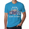 22, Ready to Fight, Men's T-shirt, Blue, Birthday Gift 00390