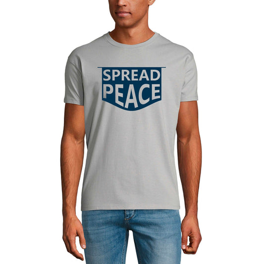 ULTRABASIC Men's Motivational Vintage T-Shirt Spread Peace - Graphic Apparel