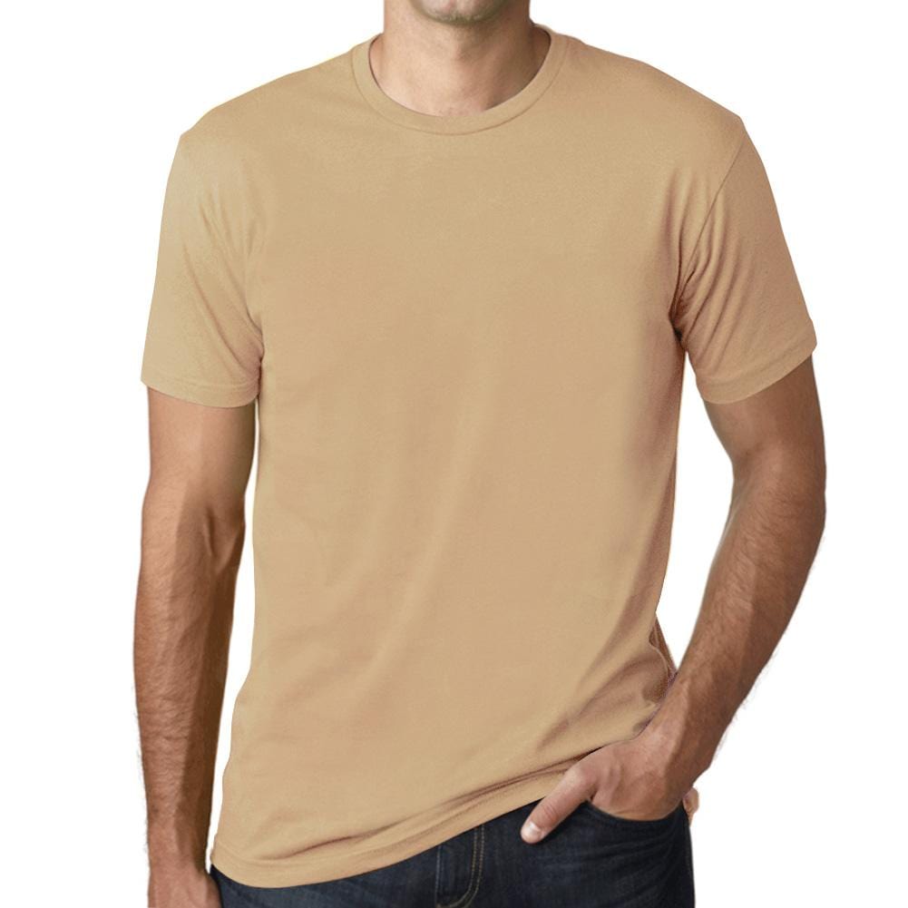 Simple Order Custom Men's Crew Neck T-shirt Your multicolor design on the t-shirt color of your choice (43 colors)