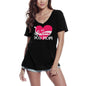 ULTRABASIC Women's T-Shirt We Love You Mom - Heart Short Sleeve Tee Shirt Tops