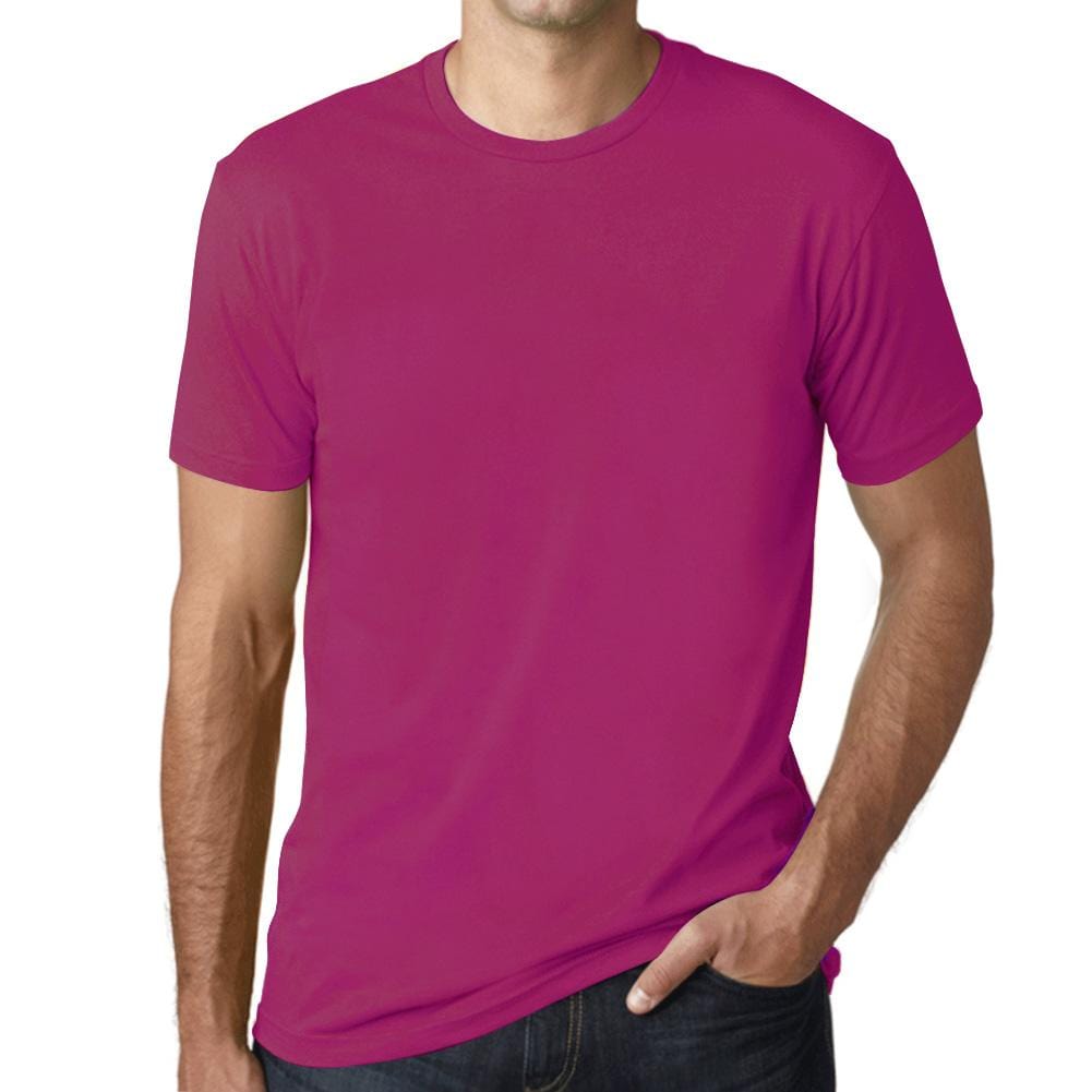 Simple Order Custom Men's Crew Neck T-shirt Your multicolor design on the t-shirt color of your choice (43 colors)