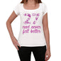 27 And Never Felt Better Womens T-Shirt White Birthday Gift 00406 - White / Xs - Casual