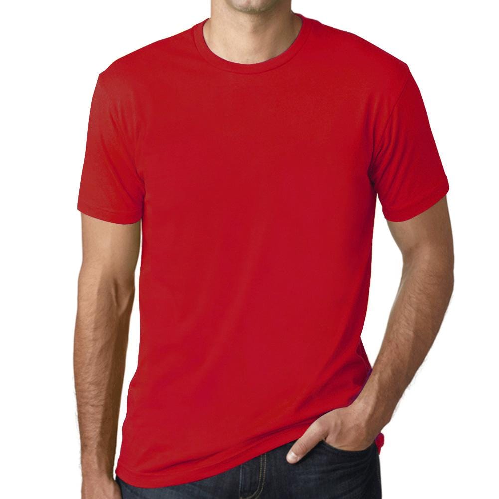 Simple Order Custom Men's Crew Neck T-shirt Your multicolor design on the t-shirt color of your choice (43 colors)