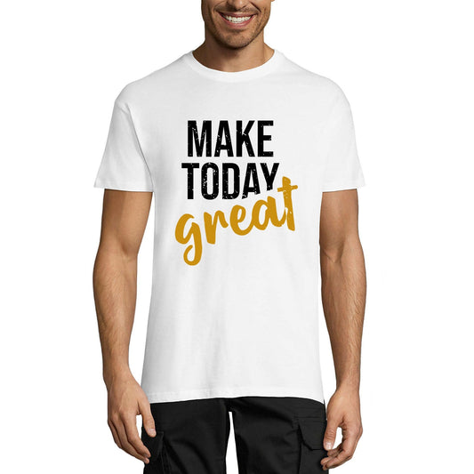 ULTRABASIC Graphic Men's T-Shirt Make Today Great - Summer Shirt - Good Vibes