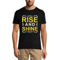 ULTRABASIC Graphic Men's T-Shirt Rise And Shine - Summer Shirt - Good Vibes