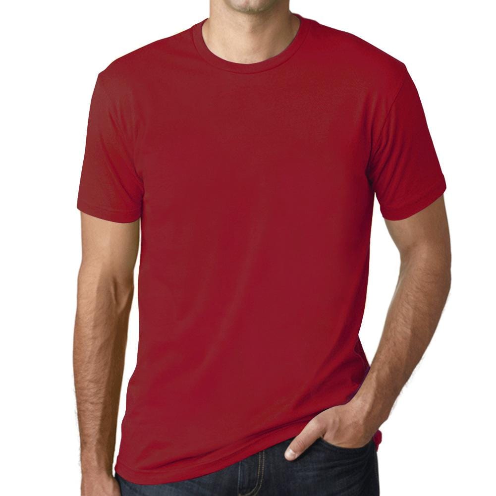 Simple Order Custom Men's Crew Neck T-shirt Your multicolor design on the t-shirt color of your choice (43 colors)