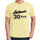 30 Authentic Yellow Mens Short Sleeve Round Neck T-Shirt - Yellow / S - Casual