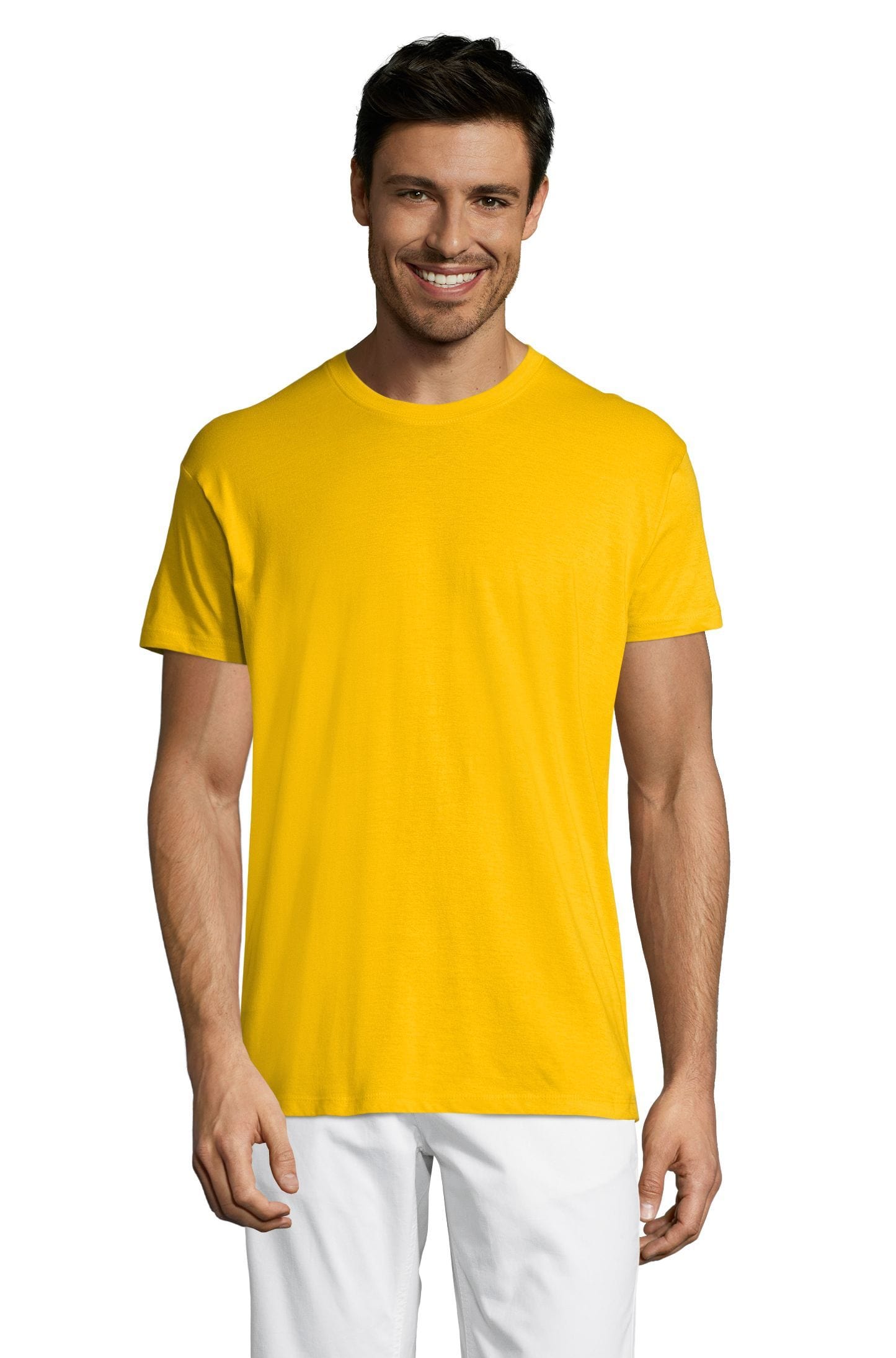 Advanced Order Custom Men's Crew Neck T-shirt Your multicolor design on the t-shirt color of your choice (42 colors)