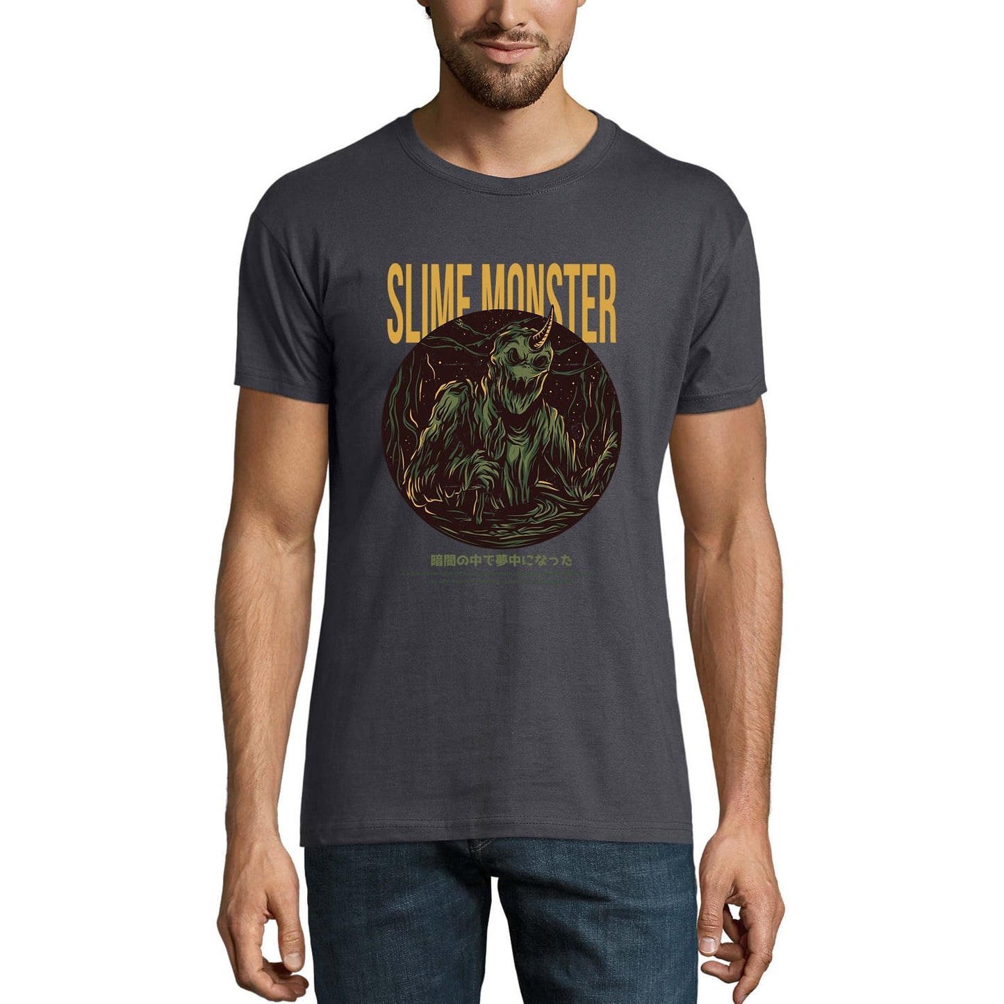 ULTRABASIC T-Shirt nouveauté pour hommes Slime Monster-T-Shirt à manches courtes effrayant