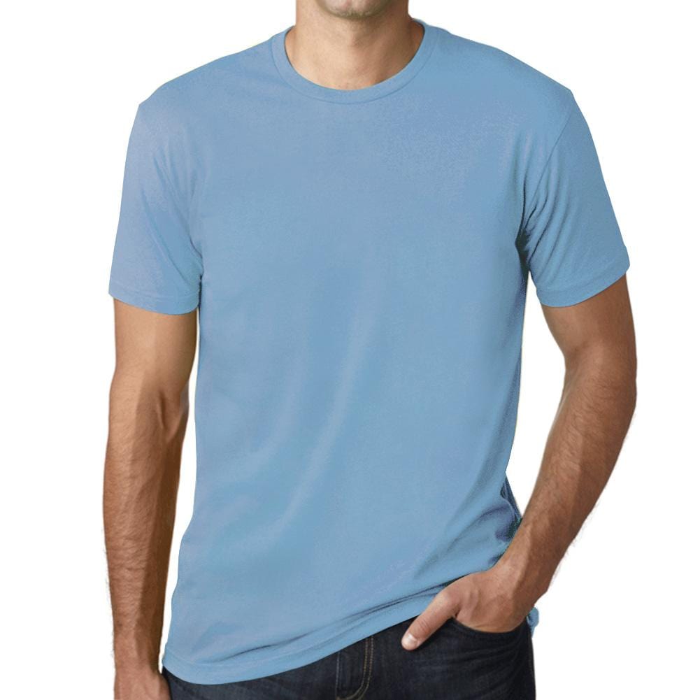Simple Order Custom Men's Crew Neck T-shirt Your multicolor design on the t-shirt color of your choice (43 colors)