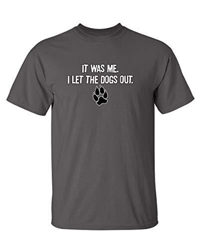 Men's T-shirt It was Me Graphic Sarcastic Funny T-Shirt Charcoal