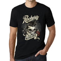 ULTRABASIC Graphic Men's T-Shirt - Rockability - Rock Never Dies - Skull Shirt