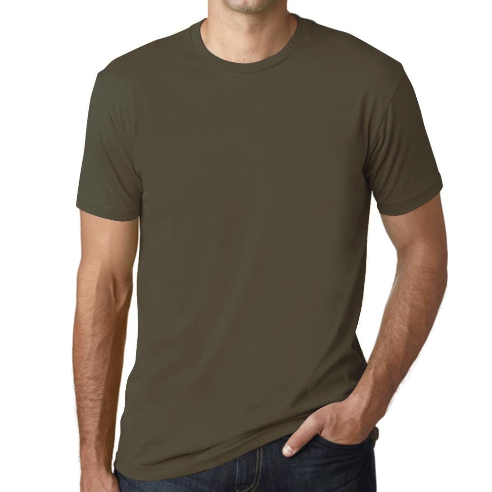 Simple Order Custom Men's Crew Neck T-shirt Your multicolor design on the t-shirt color of your choice (43 colors)