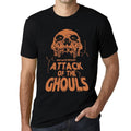ULTRABASIC Graphic Men's T-Shirt - Attack of the Ghouls - Halloween Skull Shirt