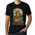 ULTRABASIC Graphic Men's T-Shirt - Wolf Strength - Indian Skull Shirt