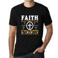T-shirt ULTRABASIC pour hommes La foi est une question de croire - Chemise religieuse chrétienne