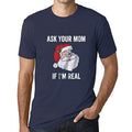 Ultrabasic - Homme T-Shirt Graphique Funny Santa Christmas T-Shirt Xmas Gift Ideas French Marine