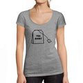 Ultrabasic - Tee-Shirt Femme col Rond Décolleté Tea Shirt