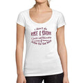 Ultrabasic - Tee-Shirt Femme col Rond Décolleté Rise and Shine
