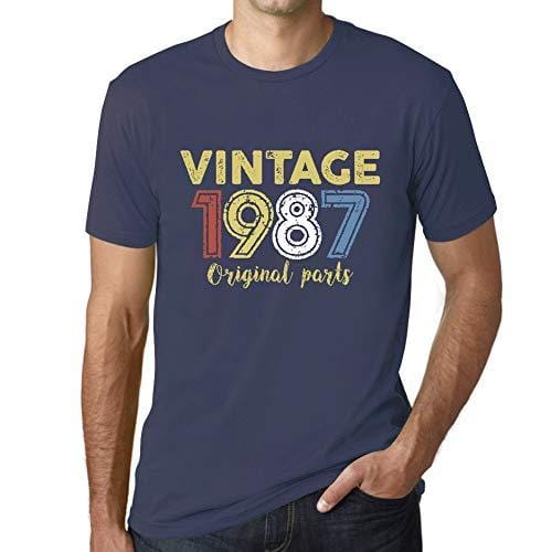 Ultrabasic - Homme Graphique Vintage 1987 T-Shirt Denim
