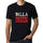 Homme T-Shirt Graphique Imprimé Vintage Tee Bella Ciao Noir Profond