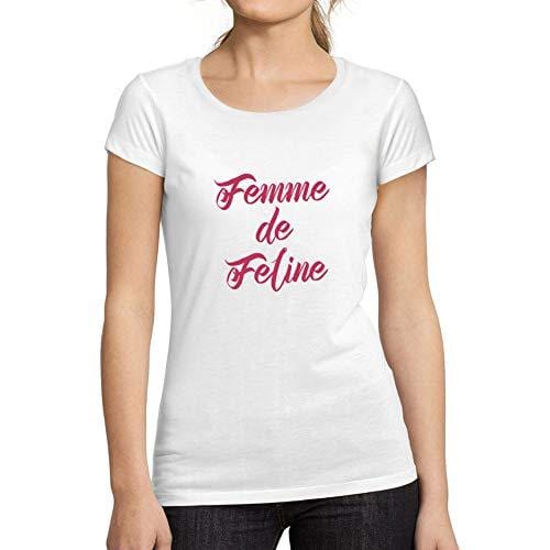 Ultrabasic - Tee-Shirt Femme Manches Courtes Femme de Féline
