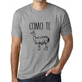 Ultrabasic - Homme T-Shirt Graphique Como Te Lama Gris Chiné