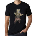 Ultrabasic - Homme T-Shirt Graphique Ours et Forêt Noir Profond