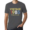 Ultrabasic - Homme Graphique Vintage 1985 T-Shirt Gris Souris