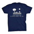 Men's Tshirt I Went Outside Once, The Graphics Weren't That Funny Gamer T-Shirt Navy