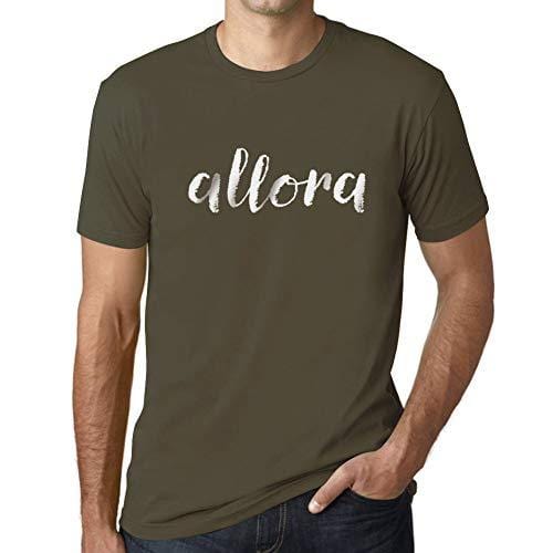 Ultrabasic - Herren T-Shirt Graphique Allora Army