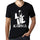 Ultrabasic - Men's Graphic V-Neck T-Shirt Love Karma