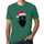 Ultrabasic - Homme Graphique Marrant Père Noël Cool Impression de Lettre Tee Shirt Cadeau Emeraude