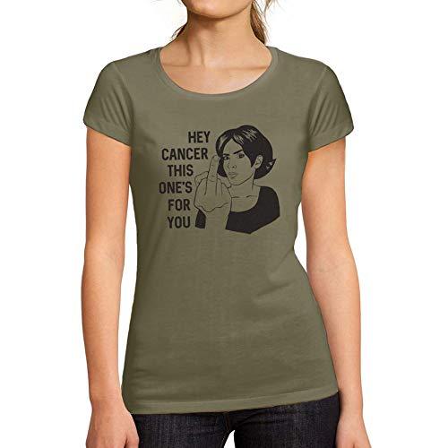 Ultrabasic - Tee-Shirt Femme Manches Courtes Hey Cancer This is for You