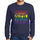Ultrabasic <span>Men's</span> Printed Graphic Sweatshirt LGBT Straight Outta The Closet <span>French Navy</span>