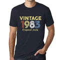 Ultrabasic - Homme Graphique Vintage 1983 T-Shirt Marine